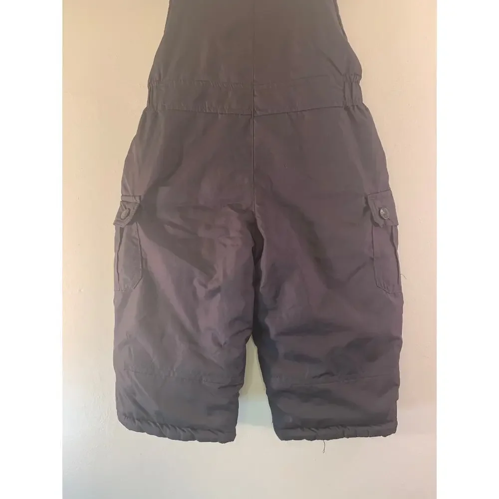 CARTER’S Unisex Kids Black Winter/Snow Bib Overalls / Size: 18 Months